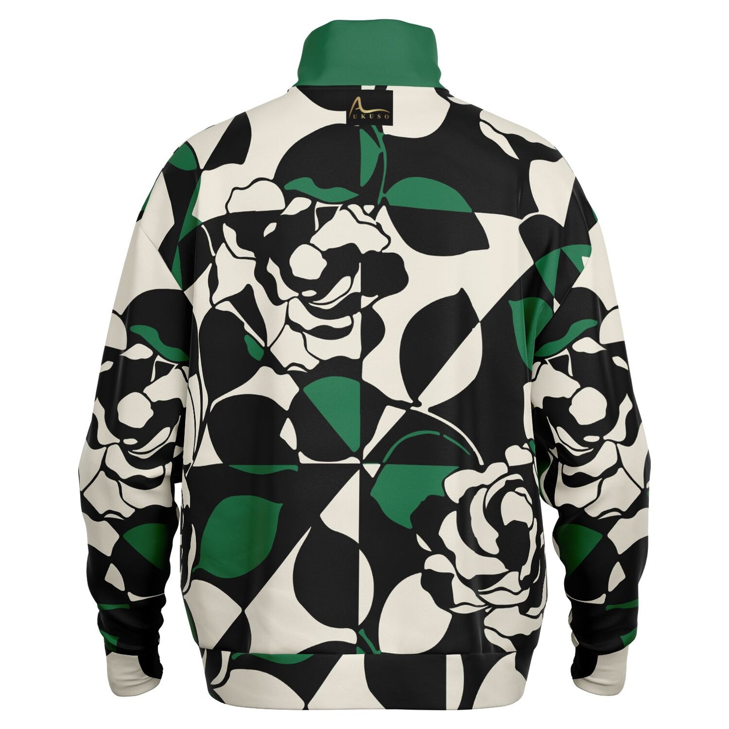 Heavyweight Oversized Quarter Zip Sweatshirt - AOP
