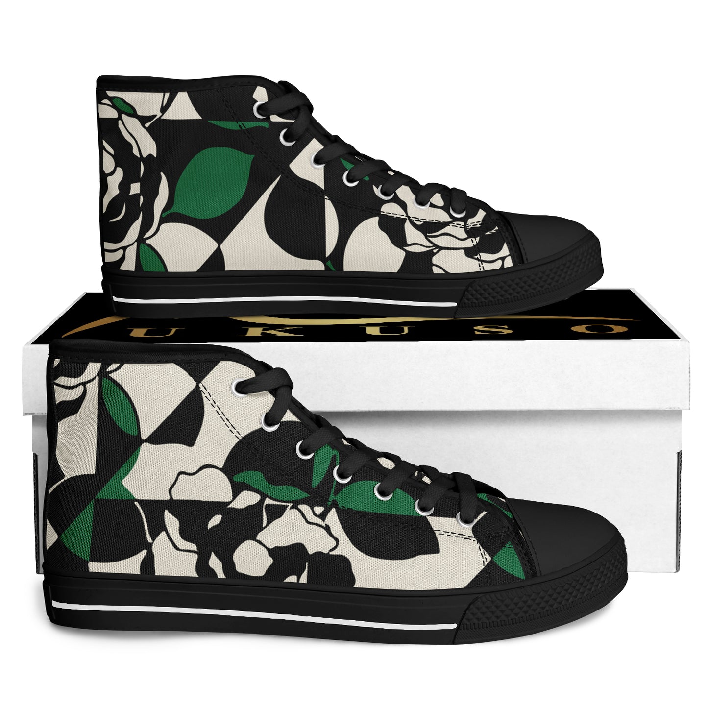 AUKUSO Green Rose Convo Shoe