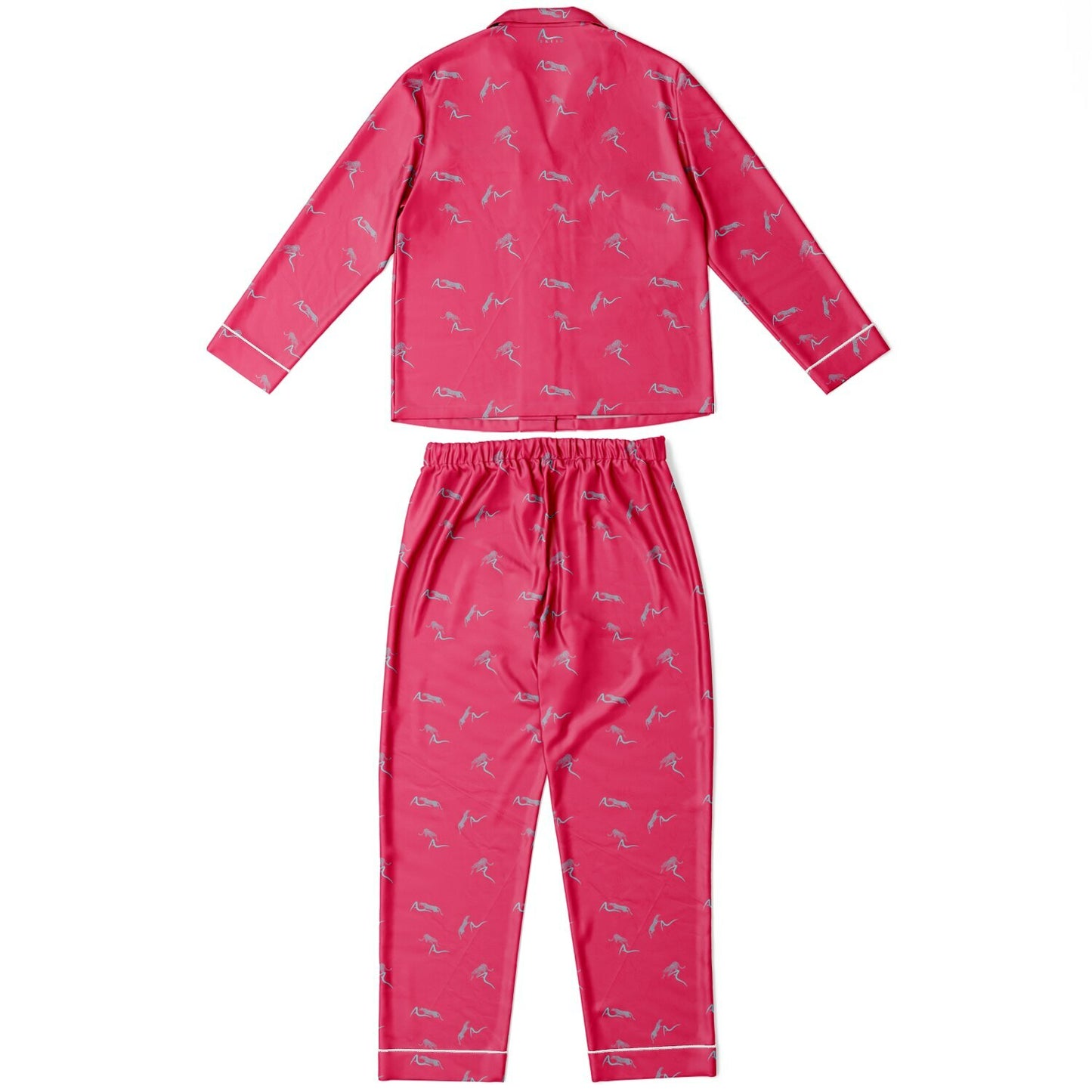 AUKUSO Slay Sleep Pink Satin Pyjama Set | Sizes XS–4XL