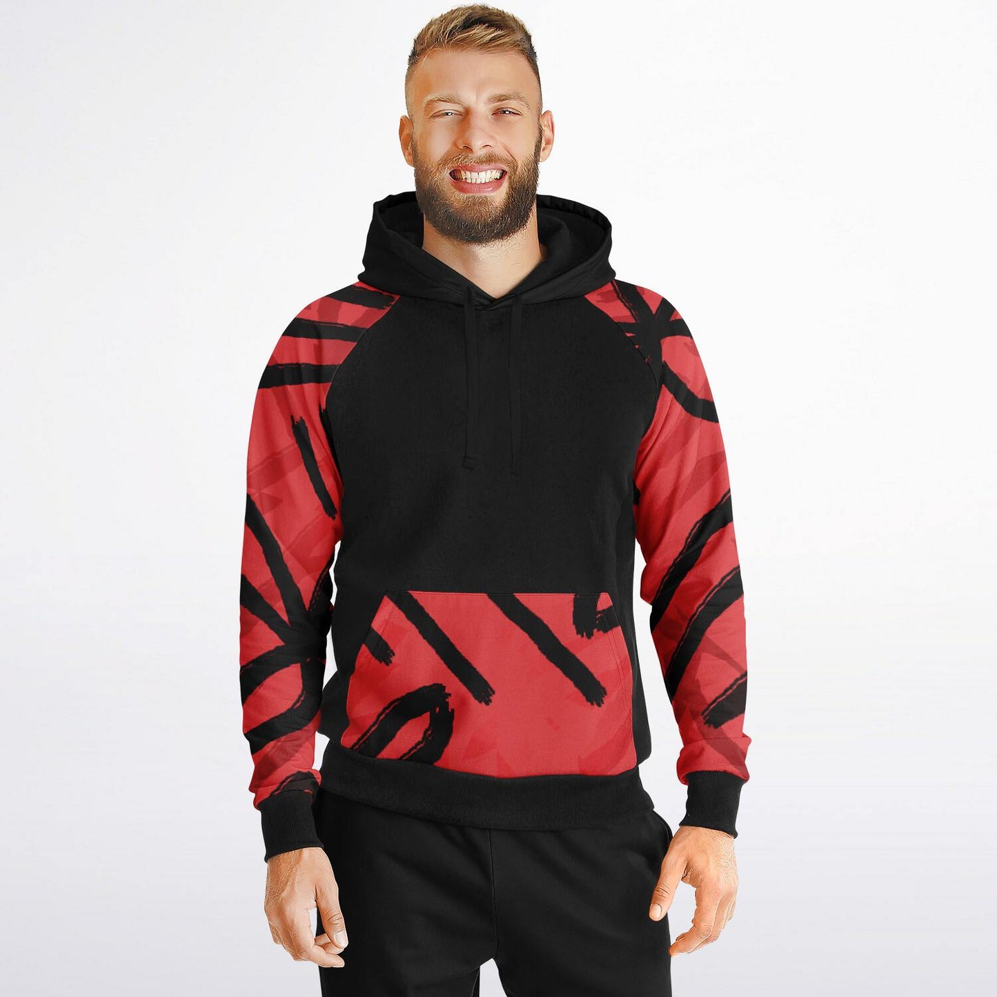 AUKUSO Red Island Raglan Hoodie XS - 4XL