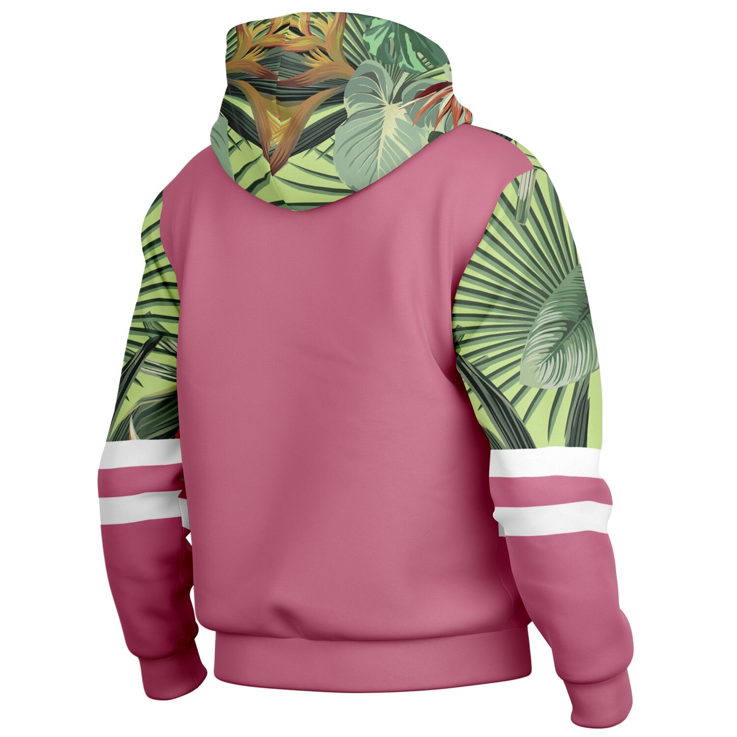 AUKUSO Pink You Up Baseball Hoodie Jacket | XS–4XL