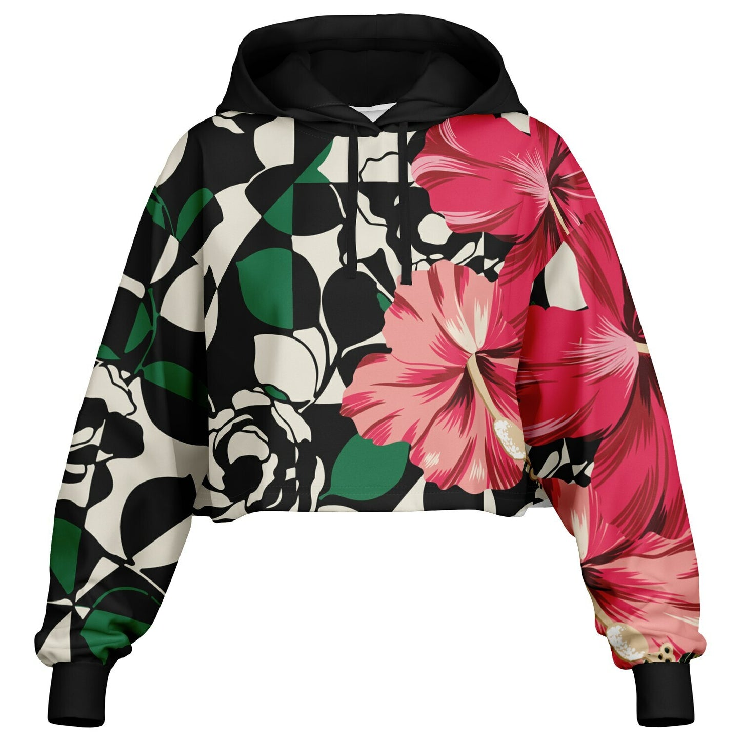 AUKUSO Arty Party Crop Hoodie XS - 3XL (4XL)