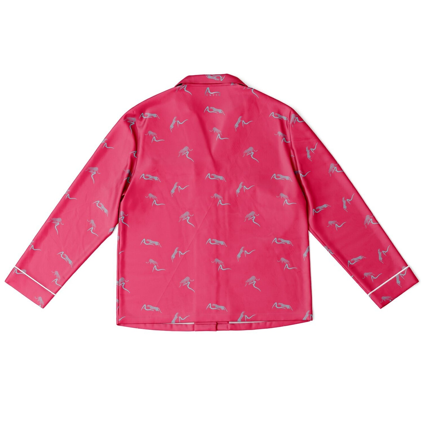 AUKUSO Slay Sleep Pink Satin Pyjama Set | Sizes XS–4XL