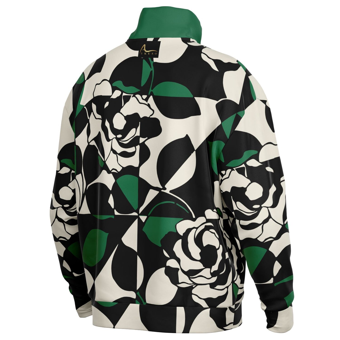 Heavyweight Oversized Quarter Zip Sweatshirt - AOP
